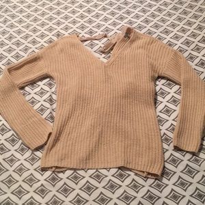 Cute wrap tie sweater
